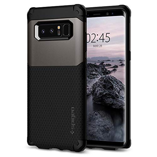 Spigen Hybrid Armor Galaxy Note 8 Case with Air Cushion Technology and Hybrid Drop Protection for Galaxy Note 8 (2017) - Gunmetal