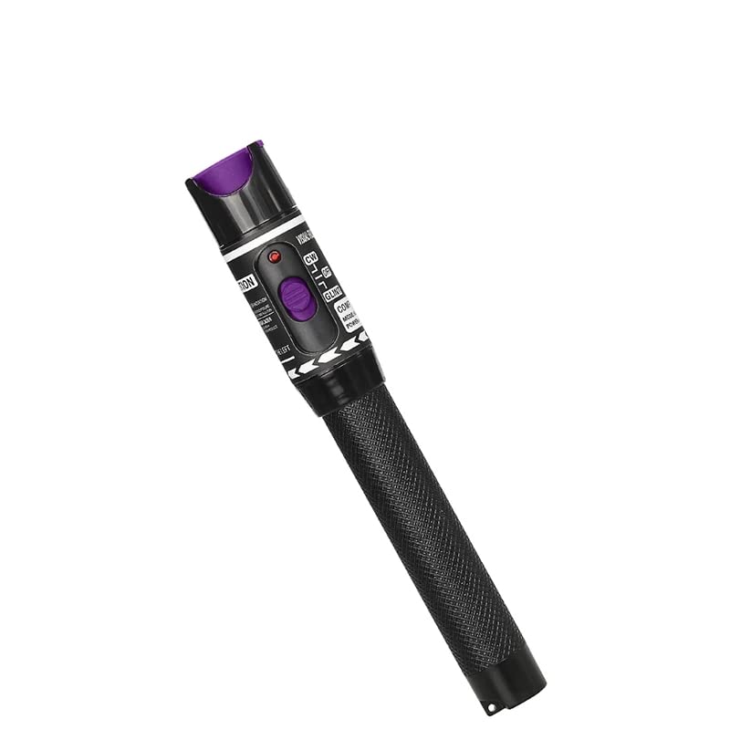 Guakiili Visual Fault Locator 30MW Fiber Optic Cable Tester 30km Range Red Light Pen Type SC/FC/ST, Purple
