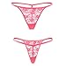 Closecret Lingerie Women Low Rise T-string Multi Pack Vary Color T-back Thong Panties