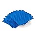 SCS Direct Brick Building Blocks Blue Stackable Baseplates - 5
