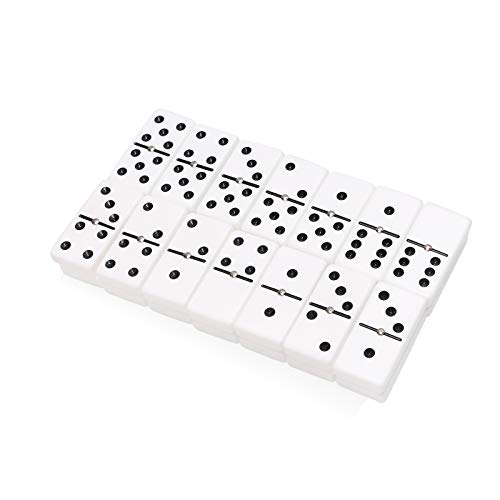 Dominoes Set Double 6 Dominos Game in Solid Wood Box 28 Tiles with Spinner Game Set Pricepulse