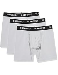 Good Brief Calzoncillos tipo bóxer de algodón elástico para hombre (paquete de 3, 4 y 5 unidades)