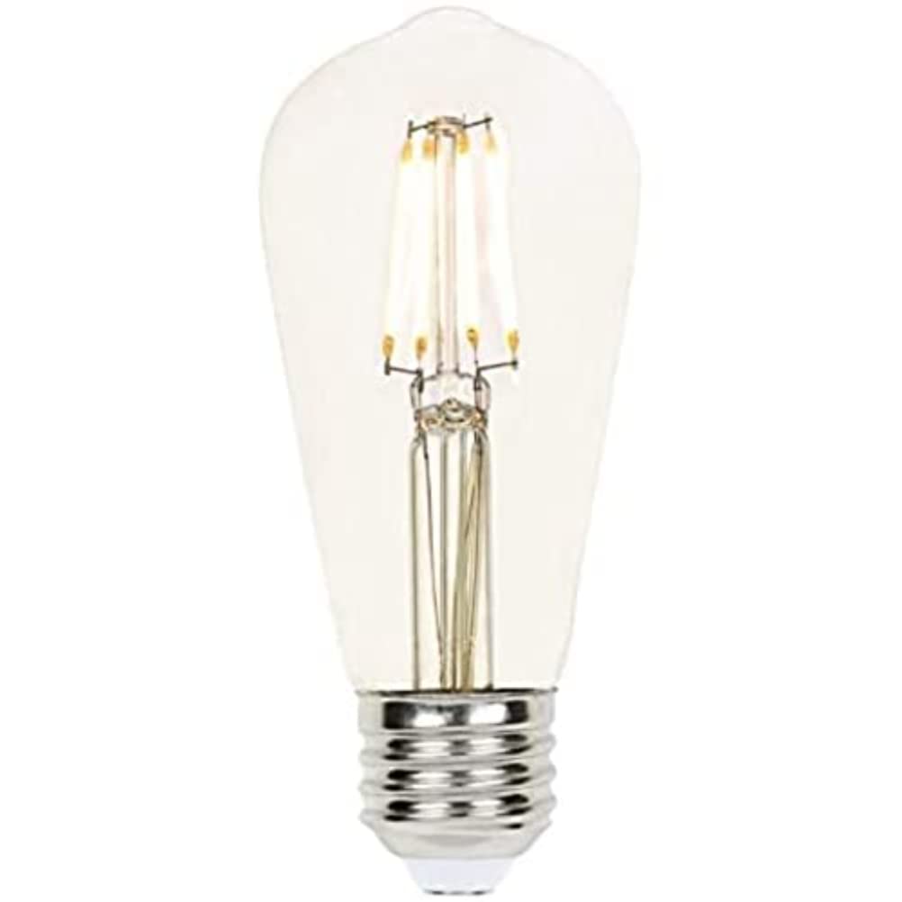 37132 40-Watt Equivalent ST58 Dimmable Clear Filament LED Light Bulb with E27 Base