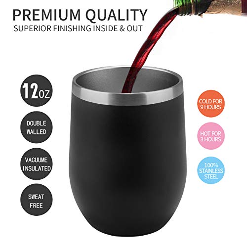 2 MUCHENG+Insulated+Stemless+Stainless+Champaign