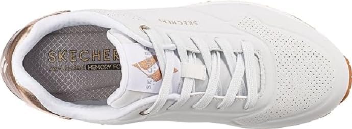 Uno Golden Air Scarpe da Ginnastica da Donna, Taupe Durabuck/Silver Trim, 39 EU — foto 4 di 6