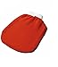 Premium quality Exfoliating Bath Glove REAL (Moroccan Hammam) Eliminate Dry, Dead Skin - SweetSunnah Orange stitched
