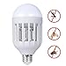 iHomy Electronic Insect Killer, Bug Zapper Light Bulb, Fly Killer, Mosquito Killer, Built in Insect Trap, Fits in 110v Light Bulb Socket, Perfect for Indoor Home Garden Patio Backyard