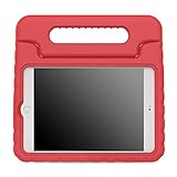 MoKo Case Fit iPad Mini 4 - Kids Shock Proof Convertible Handle Light Weight Super Protective Stand Cover Case Fit Apple iPad Mini 4 2015 Tablet, RED