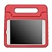 MoKo Case Fit iPad Mini 4 - Kids Shock Proof Convertible Handle Light Weight Super Protective Stand Cover Case Fit Apple iPad Mini 4 2015 Tablet, RED