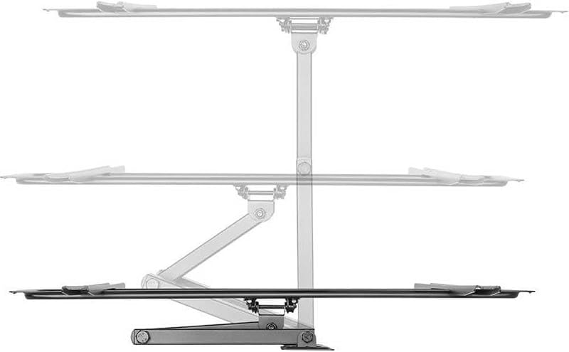 650342 Wandhalterung/artikulierende TV-Wandmontagehalterung/177,8 cm/ 37 bis 70 Zoll/4Gelenke neigbar/schwarz