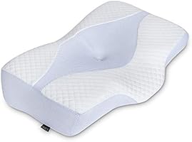 HOMCA Orthopädisches Kissen Nackenkissen Ergonomisches Kissen, Höheneinstellbares Memory Foam Kopfkissen, Orthopädisches...