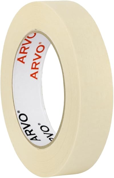 ARVO Masking Tape for Painting 24mm x 50m - Medium-High Adhesion