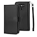 TILL for LG G6 Case, TILL LG G6 [PU Leather] Flip Wallet Case [Cash & Card Slot Holder] [Kickstand] Detachable Magnetic Folio Protective Case Cover [Black]