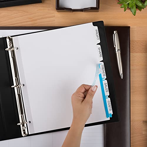 Avery 5 Tab ExtraWide Dividers for 3 Ring Binder, Perfect for Use with