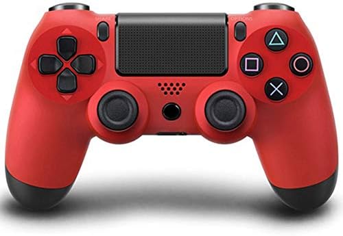 CAPTIANKN PS4 Controller for Wired Gamepads for Sony Playstation 4, Compatible with Windows PC and Android Operating Systems,Red