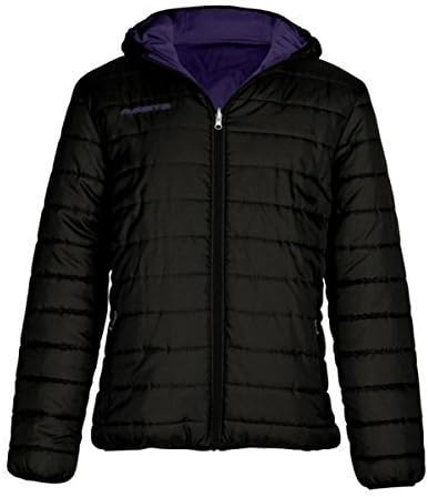 Masita Reversible Padded Vest-Silverina-Size: Large, Colour: Black / Purple