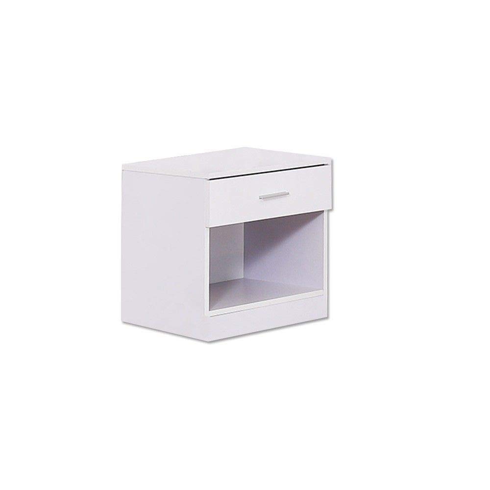 Furnished With Style White High Gloss Bedside Cabinet Chest Of