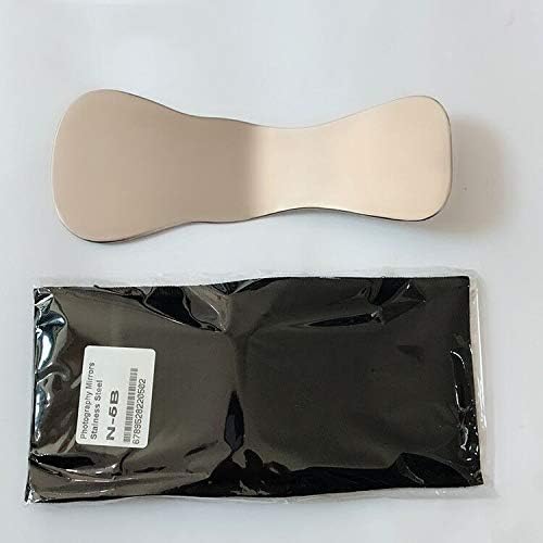 Double-Side Orthodontic Toughened Glass Photography Mirror Stainless Steel Reflectors Mirror Set