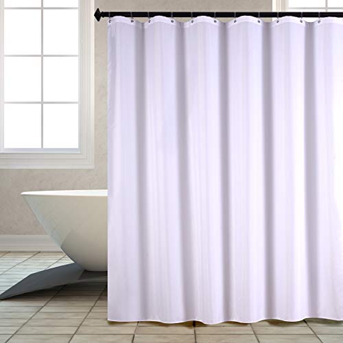 image for Biscaynebay Fabric Shower Curtain Liner Water Resistant Bathroom Liner