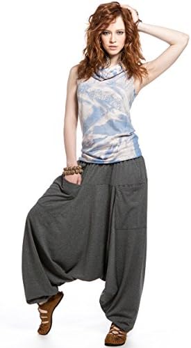 IndiaStyle 100% Cotton Jersey Yoga Women Casual Comfy Pants