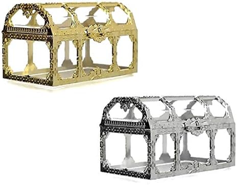 R Planning スケルトン 宝箱 宝石箱 ジュエリー ケース 小物入 シルバー ゴールド 2個セット Corcred Com