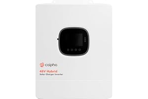 LAB1ST Calpha 48V 5000W Sine Wave Off-Grid Inverter 48V DC to 120V AC,UL1781 Single &Split &Three Phase Solar Inverter with 80A MPPT Controller, Support 6 inverters Parallel, for Home,RV,and Truck