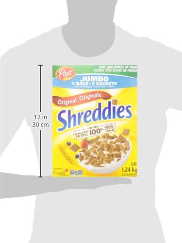 POST JUMBO SHREDDIES CEREAL, 1.24KG/43.73OZ (IMPORTED FROM CANADA)