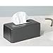 mDesign Metal Modern Tissue Box Cover Decorative Rectangular Facial Tissues Holder for Bathroom, Vanity, Countertop, Bedroom, Night Stand; Holds Tissue Boxes up to 4