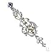 Belly Button Ring Navel Victorian Chandelier Body Jewelry Dangle 14 Gauge HO292