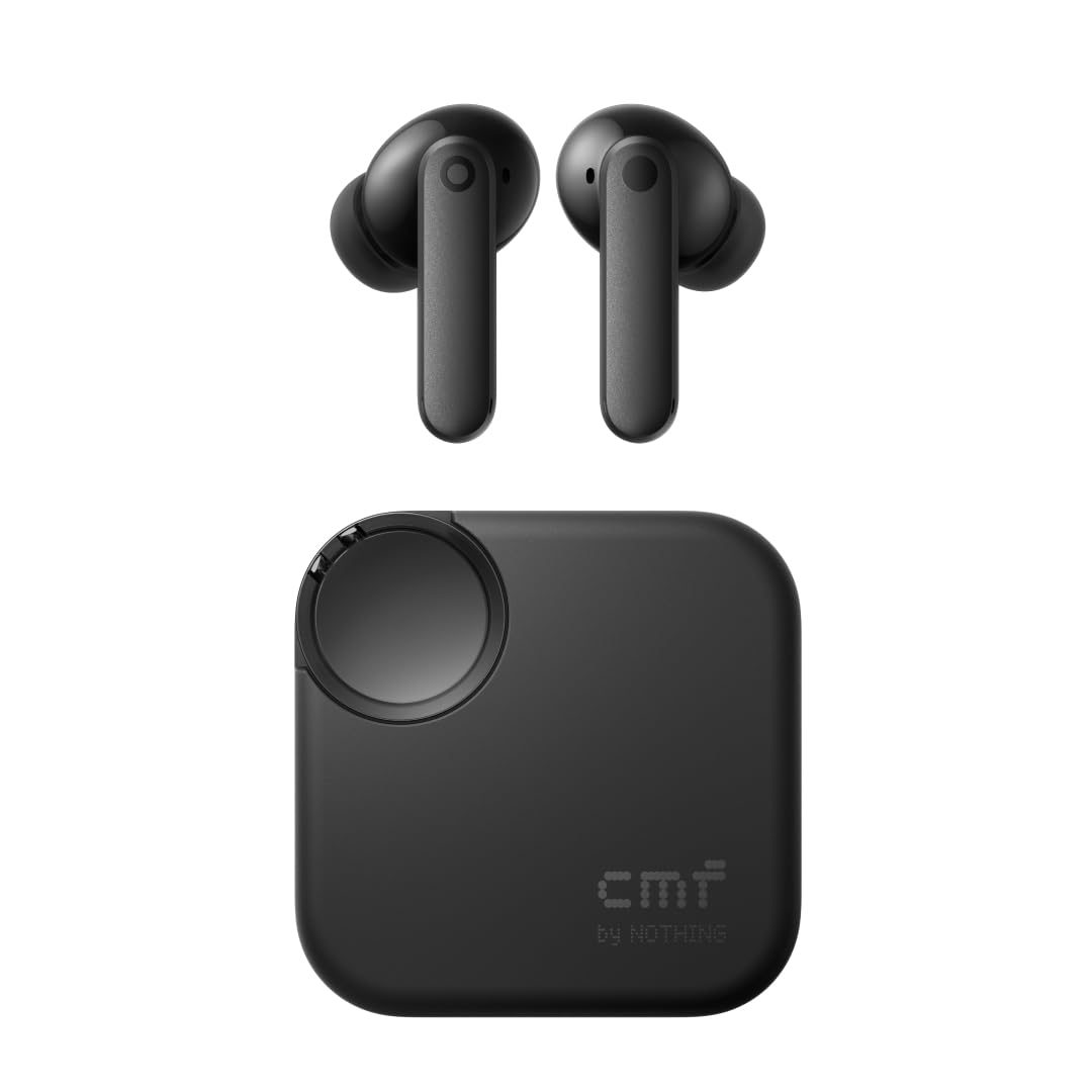 Photo 1 of CMF Buds 2 Wireless Earbuds, 2025New Bluetooth Headphones with 48dB Hybrid ANC, Ultra Bass Technology Active Noise Cancellation Earphones, 55H Playtime, 6HD Mics, ChatGPT Integration Dark Grey