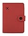 ZOPPEN Passport Holder Women, Passport Cover Travel Wallet Rfid Blocking Passport Wallet Cover Case Travel Essentials Document Organizer, Scarlet Red