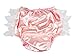 Haian ABDL PVC & Satin Panties Frilly Rumba Pants (Medium, Pink)