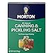 Morton Canning & Pickling Salt, for Preserving and Pickling, 4 LB Box (Pack of 9)