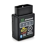 Bearfire ELM327 Vehicle HH OBD OBD2 Advanced Bluetooth Car Auto Diagnostic Scanner Tool