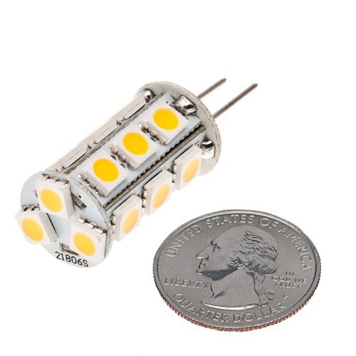 HERO-LED  DTG6-18T-DW Dimmable Back Pin Tower GY6.35 Low Voltage 12V LED Halogen Replacement Bulb, 2.5W, 20-25W Equal, Daylight White 5000K, 5-Pack - Thumbnail 4