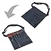 Pro Makeup Artist Cosmetics Tool Apron, Brush Belt Accessory Organizer, Black