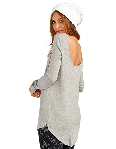 FULL TILT Favorite Womens Tee, Heather Grey, Small