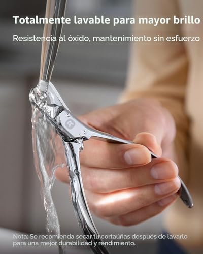Homerunpet martensitic steel dog nail clippers, professional dog nail clippers with sharp blade, non-slip handles for large dogs, easy for nail care at home