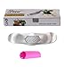 DCOU Garlic Press Rocker 304 Stainless Steel Garlic Crusher Garlic Mincer with Silicone Tube Roller