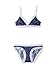 cheekfrills Women's Big Little Star Bralet and Knicker
