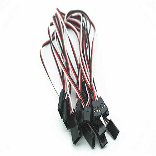 10pcs Servo Extension Leads Wire Cable Female to Male RC Wires Cables 300mm 30cm 3-pin