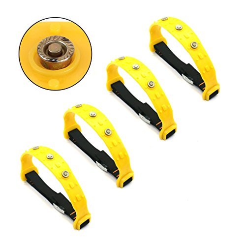 Dolloly Snow Tire Chains Anti Slip Chain Mud Chains Anti-slip Chains for Cars Truck SUV Tire Emergency Winter Driving 10PCS