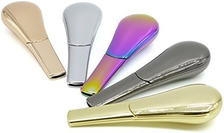Spoon Herb Pipe Portable Stainless Steel With Magnets Gift Box Hidden Tobacco Pipes （colorized）