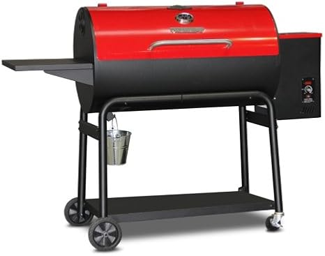 Amazon Com Mojack 47104 Myron Mixon Pitmaster Q3 36 Inch Wood Pellet Grill Smoker Garden Outdoor