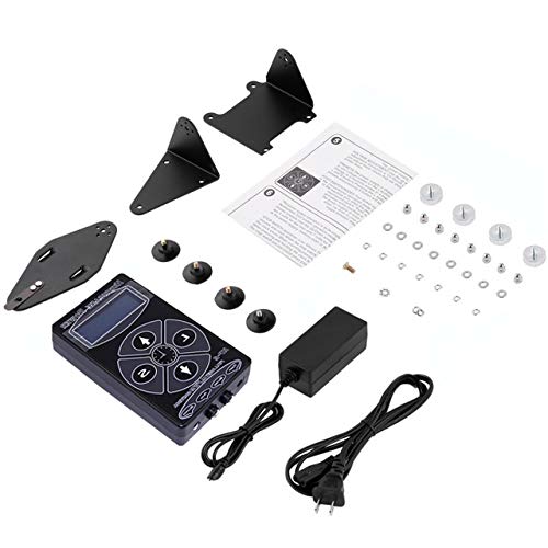 Tattoo Power Supply - Yakecan Professional Tattoo Power Supply Kit Intelligent Digital LCD Rotary Tattoo Power Supply Set with Cord Fits for All Tattoo Machine Tattoo Supply Tattoo Kit
