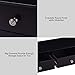 Giantex Console Table for Entryway with Storage 3-Drawers Hall Table Desk for Living Room, Bedroom,Entryway Multifunctional Usage Accent Side Sofa Table (Black)