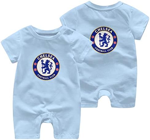 PPLX Famous Soccer Clubs Logo 100% Cotton 0-2 Years Old Baby Girls' Boys' Soft Comfortable Short Sleeve Bodysuits