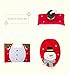 Imperial Home Santa Toilet Seat Cover and Rug Set – 4 Pcs Bathroom Christmas Decorations Set (Snowman)