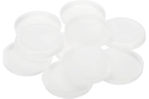 PATIKIL 30 Pcs Mailing Tube Plastic End Caps 3" ID PE Round Cardboard Shipping Tube Lids White Protective Poster End Caps for