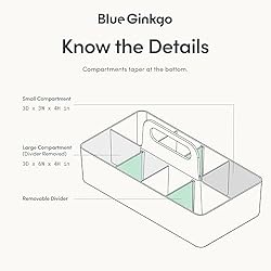 BLUE GINKGO Stackable Organizer Caddy